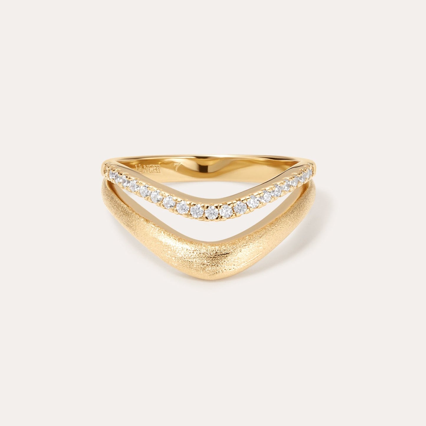 Lia Double Wave Ring