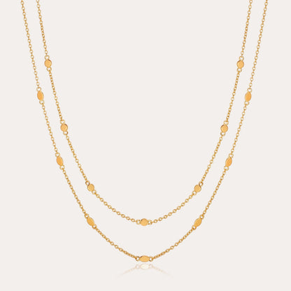 Dainty gold necklace