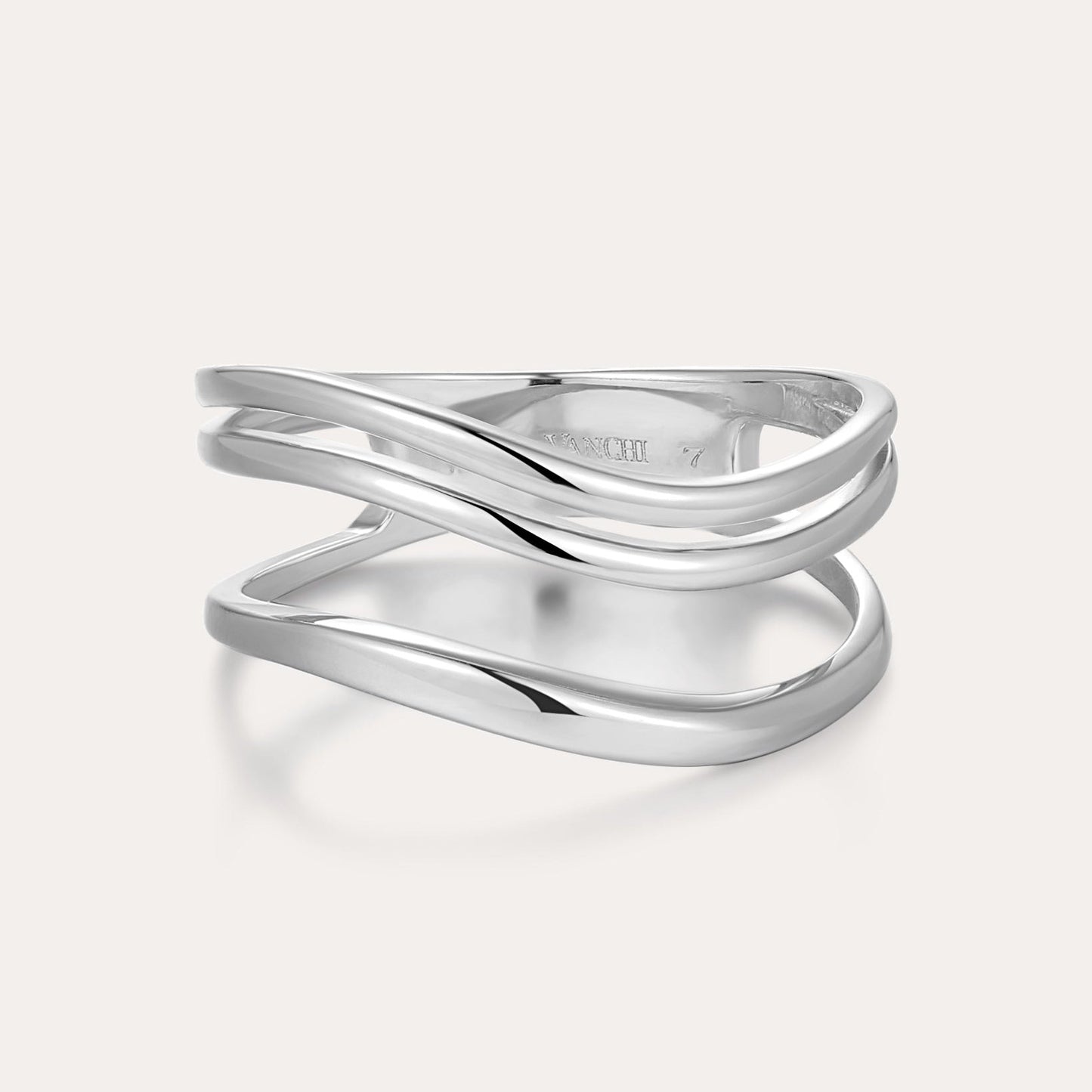 Zoe Triple Wave Ring