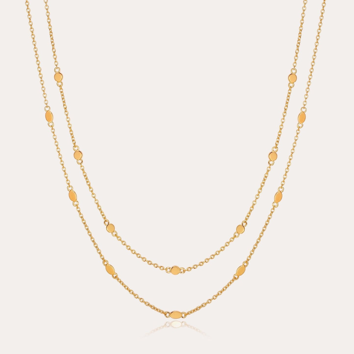 Simona Double Chain Necklace