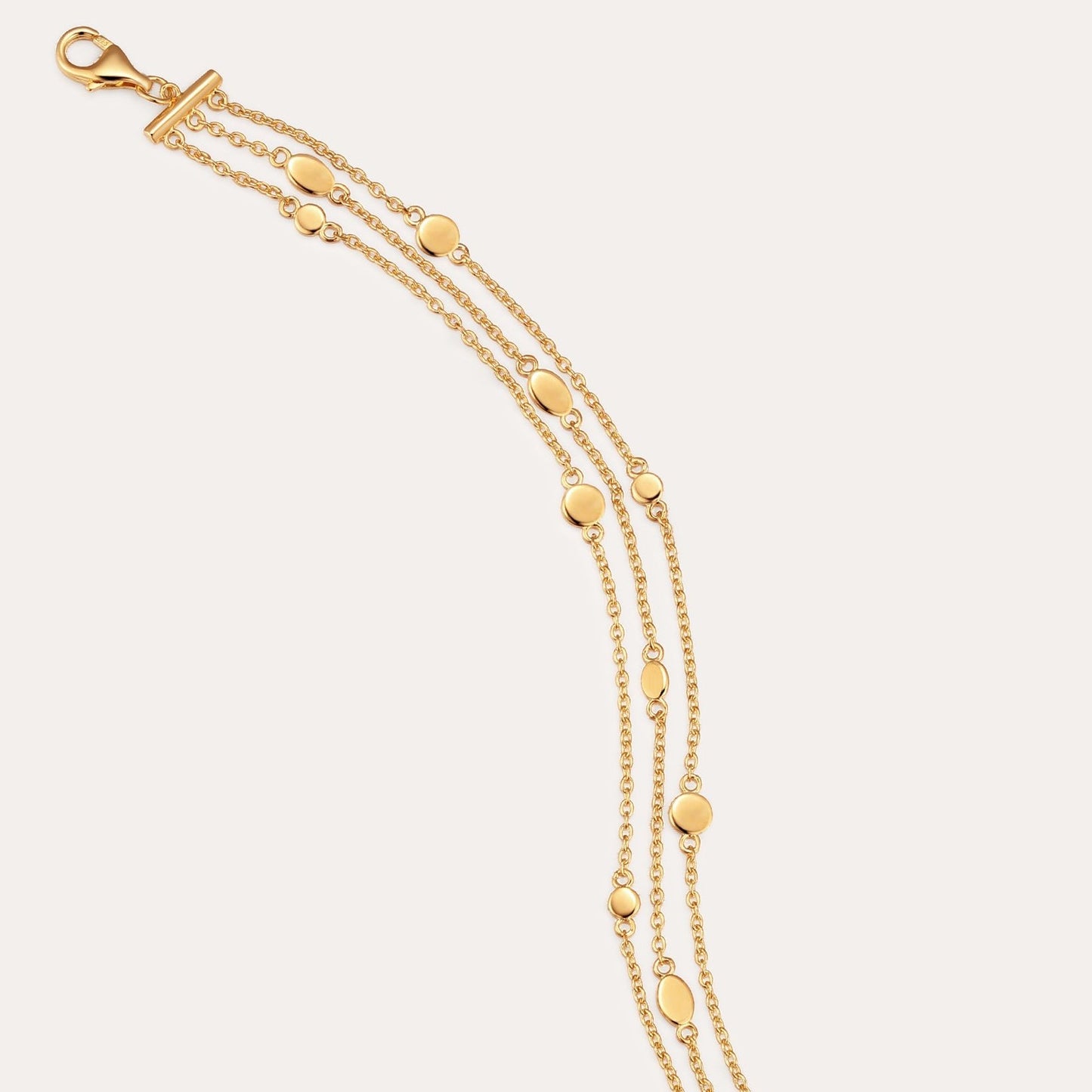 Simone Triple Chain Bracelet