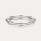 Silver bamboo ring