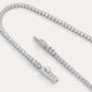 Silver tennis bracelet cubic zirconia