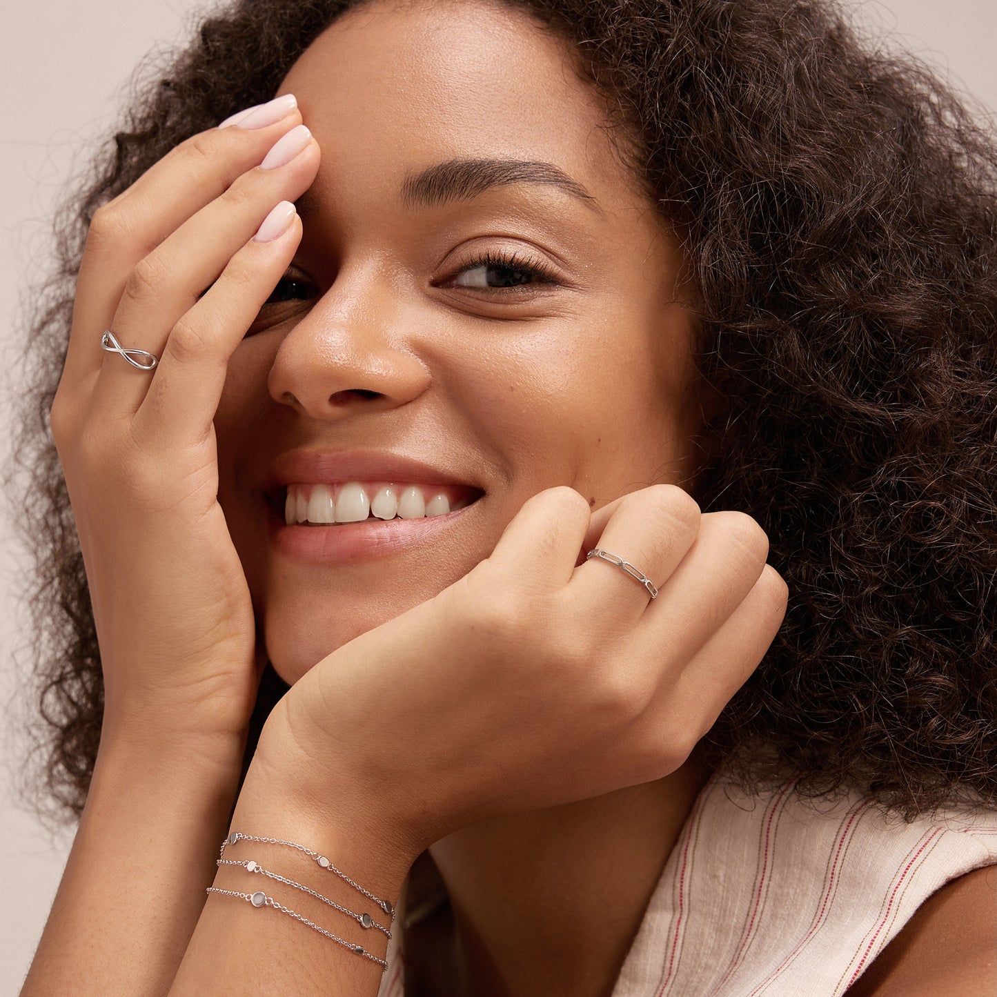 dainty bracelets silver