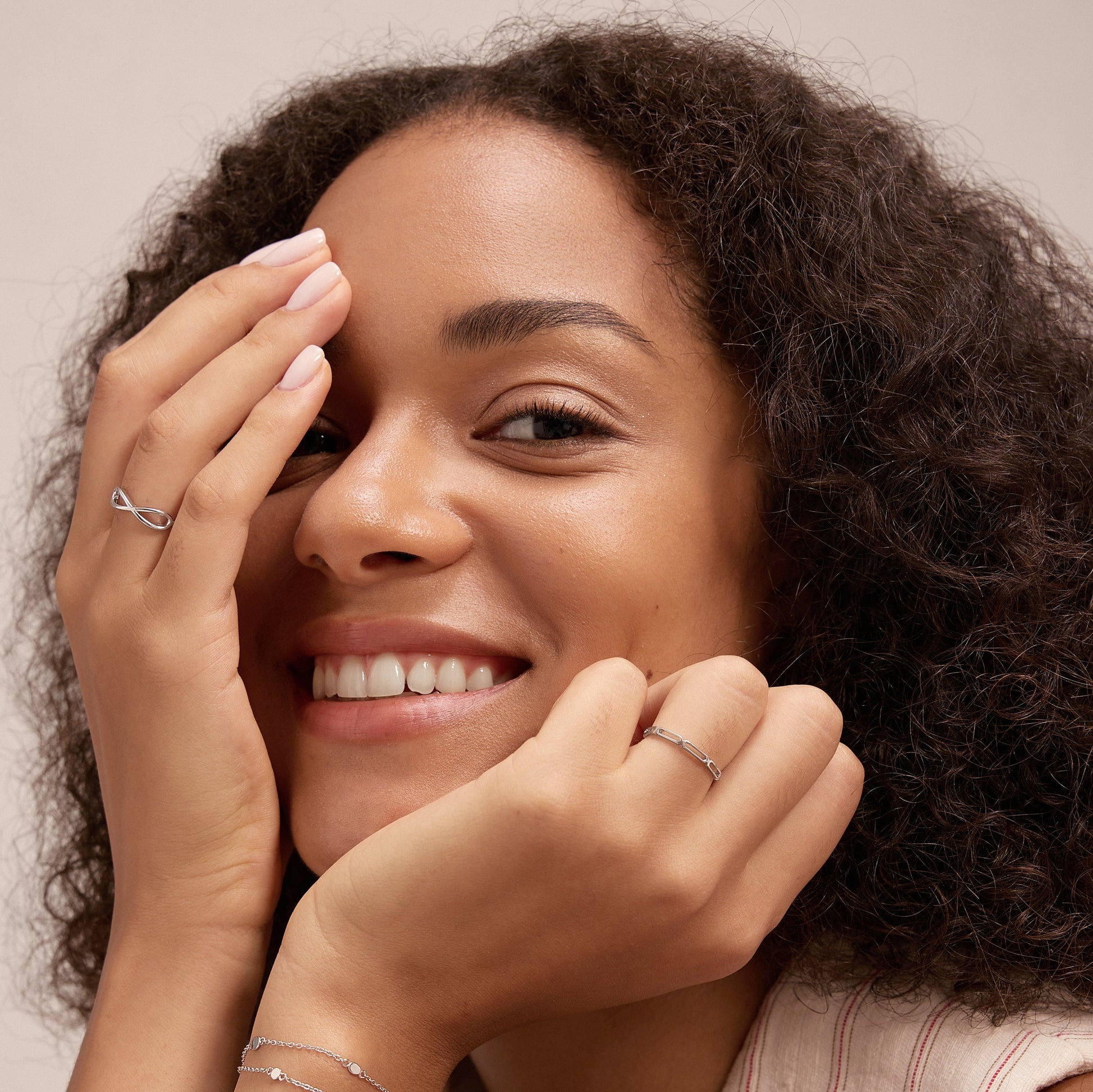 dainty silver rings